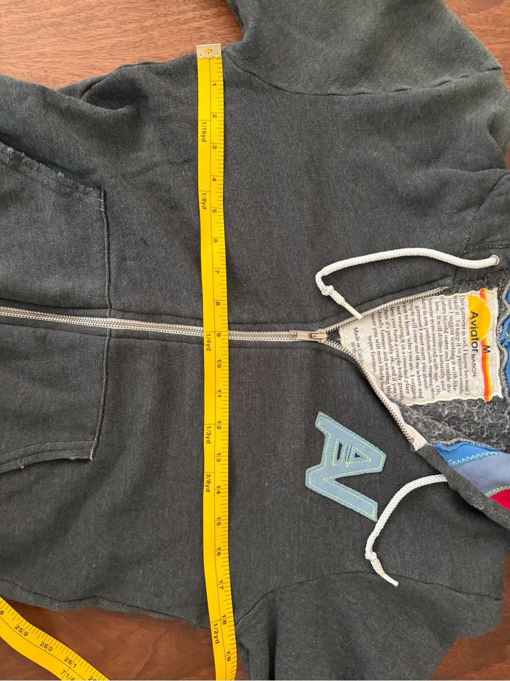 Aviator Nation Rainbow Zip Hoodie - Picture 5 of 6